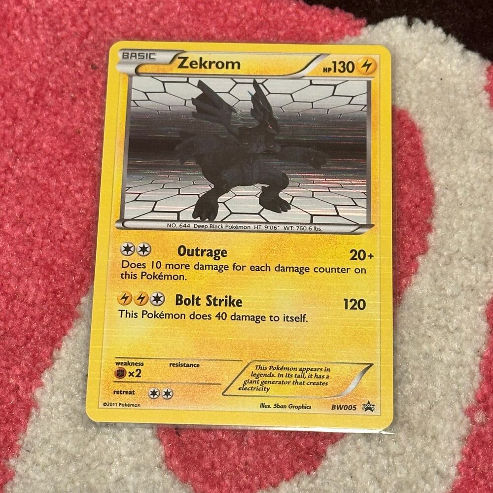 Zekrom #BW005 – Pokémon Black & White Promo – Holo – Mint